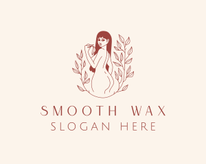 Naked Woman Spa  logo design