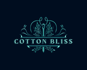 Cotton - Needle Sewing Tailor logo design