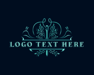 Handicraft - Needle Sewing Tailor logo design