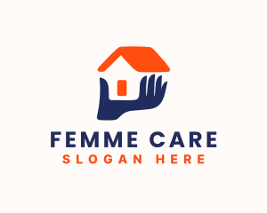 Home Care Real Estate logo design