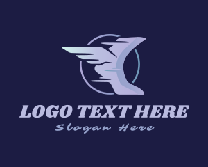 Wing - Fast Run Logistics logo design