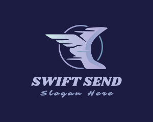 Send - Fast Run Logistics logo design