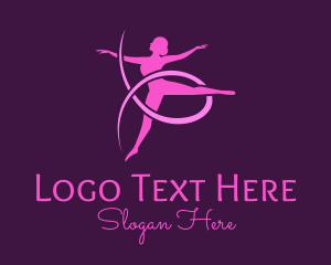 Arabesque - Ballet Dancer Performer logo design