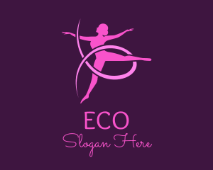Ballet Dancer Performer Logo