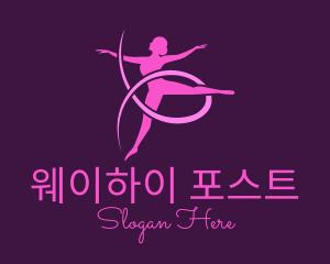 Ballet Dancer Performer logo design