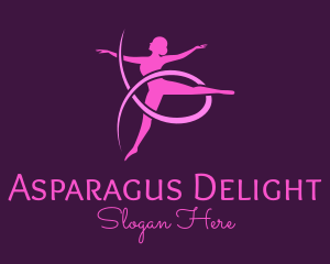 Ballet Dancer Performer logo design