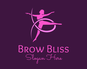 Ballet Dancer Performer logo design