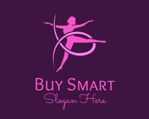 Ballet Dancer Performer logo design