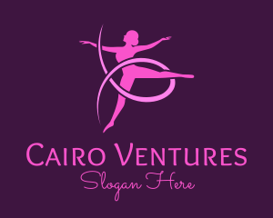 Ballet Dancer Performer logo design