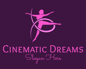 Ballet Dancer Performer logo design