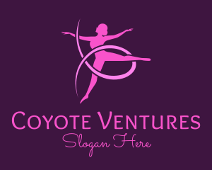 Ballet Dancer Performer logo design