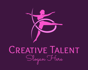 Talent - Ballet Dancer Performer logo design