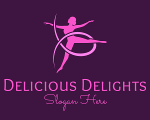 Ballet Dancer Performer logo design