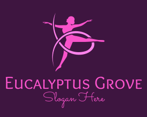 Ballet Dancer Performer logo design