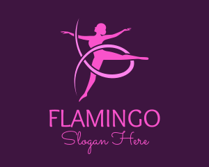 Dance Studio - Ballet Dancer Performer logo design