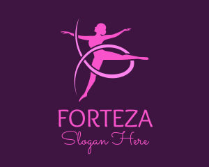 Ballet Dancer Performer logo design