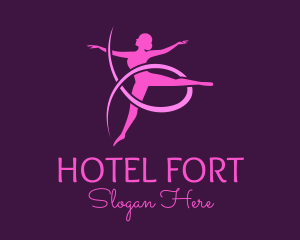 Ballet Dancer Performer logo design