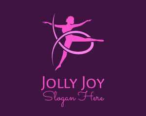 Ballet Dancer Performer logo design