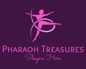 Ballet Dancer Performer logo design