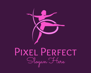 Ballet Dancer Performer logo design