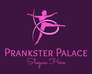 Ballet Dancer Performer logo design