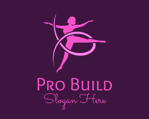 Ballet Dancer Performer logo design