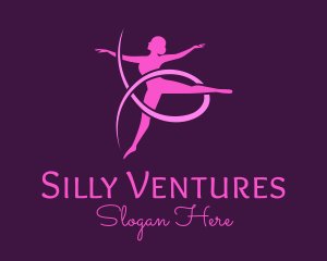 Ballet Dancer Performer logo design