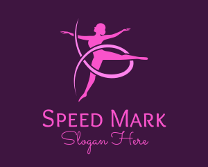 Ballet Dancer Performer logo design