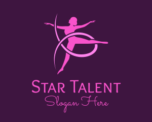 Talent - Ballet Dancer Performer logo design