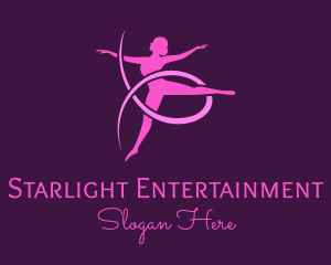 Performer - Ballet Dancer Performer logo design