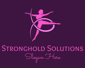 Ballet Dancer Performer logo design