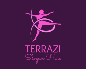 Ballet Dancer Performer logo design