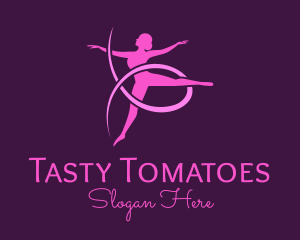 Ballet Dancer Performer logo design