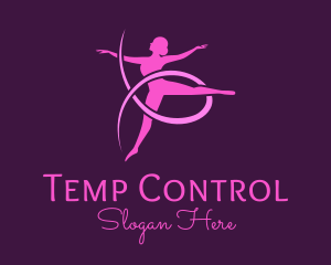 Ballet Dancer Performer logo design