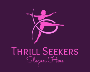 Ballet Dancer Performer logo design