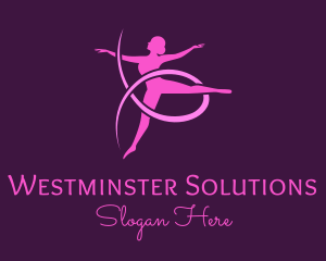 Ballet Dancer Performer logo design