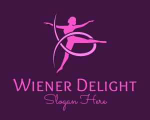 Ballet Dancer Performer logo design