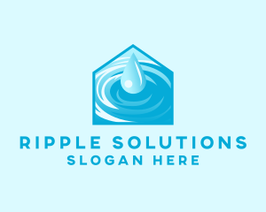 Ripple - Water House Ripple logo design