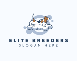 Puppy Dog Bubble Bath logo design