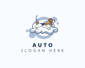 Adoption - Puppy Dog Bubble Bath logo design