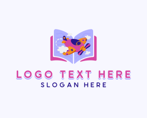 Toy - Toy Plane Kindergarten logo design