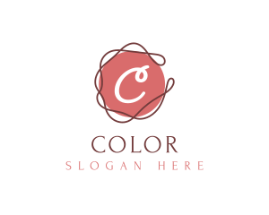 Elegant Swirl Thread Logo