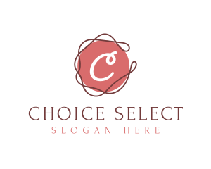 Elegant Swirl Thread logo design