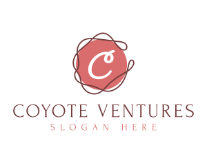 Elegant Swirl Thread logo design