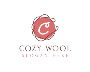 Elegant Swirl Thread logo design