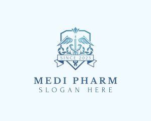 Pharmacology - Medical Clinic Pharmacy logo design