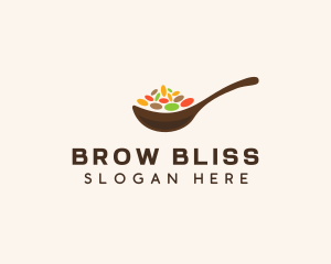 Beans Spices Spoon logo design