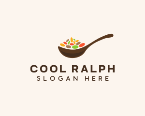 Beans Spices Spoon logo design