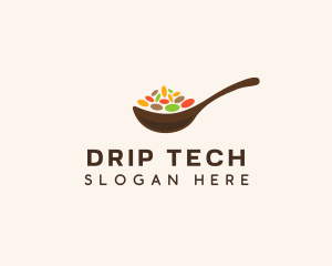 Beans Spices Spoon logo design