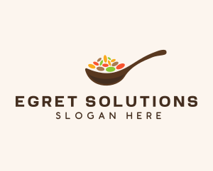 Beans Spices Spoon logo design